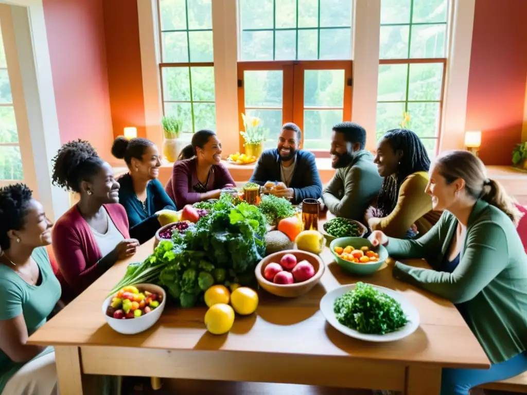 Un encuentro colaborativo en granjas orgánicas entre movimientos sociales, compartiendo comida y conexiones genuinas