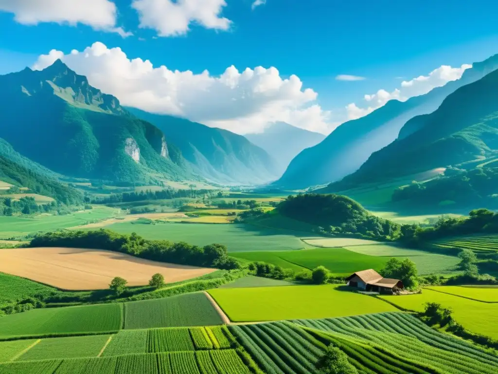 Granjas orgánicas locales promoviendo el cambio climático a través de la armonía con la naturaleza