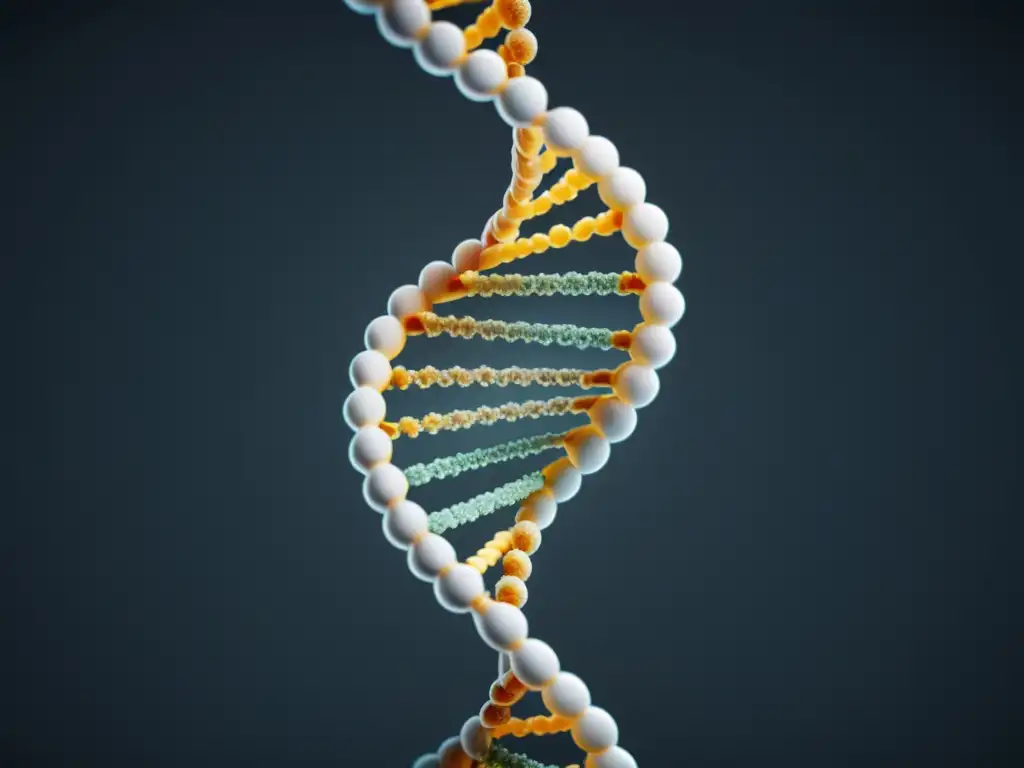 Imagen 8k de alta tecnología de la modificación delicada de un ADN con herramientas biotecnológicas, en un laboratorio blanco