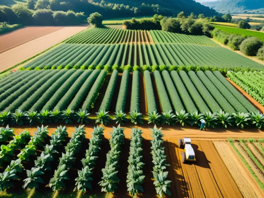 Un innovador control de plagas orgánico, armonizando la naturaleza y la agricultura con cultivos exuberantes y métodos sostenibles