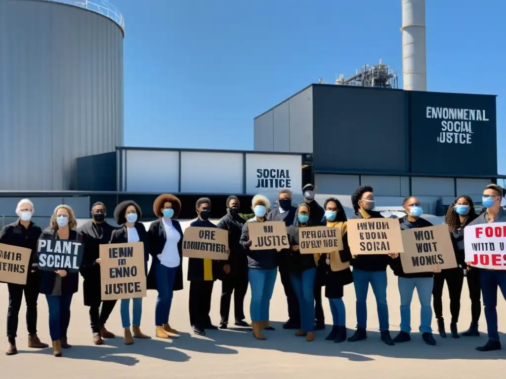 Manifestantes desafían a corporaciones de alimentos no orgánicos con mensajes de justicia social y ambiental