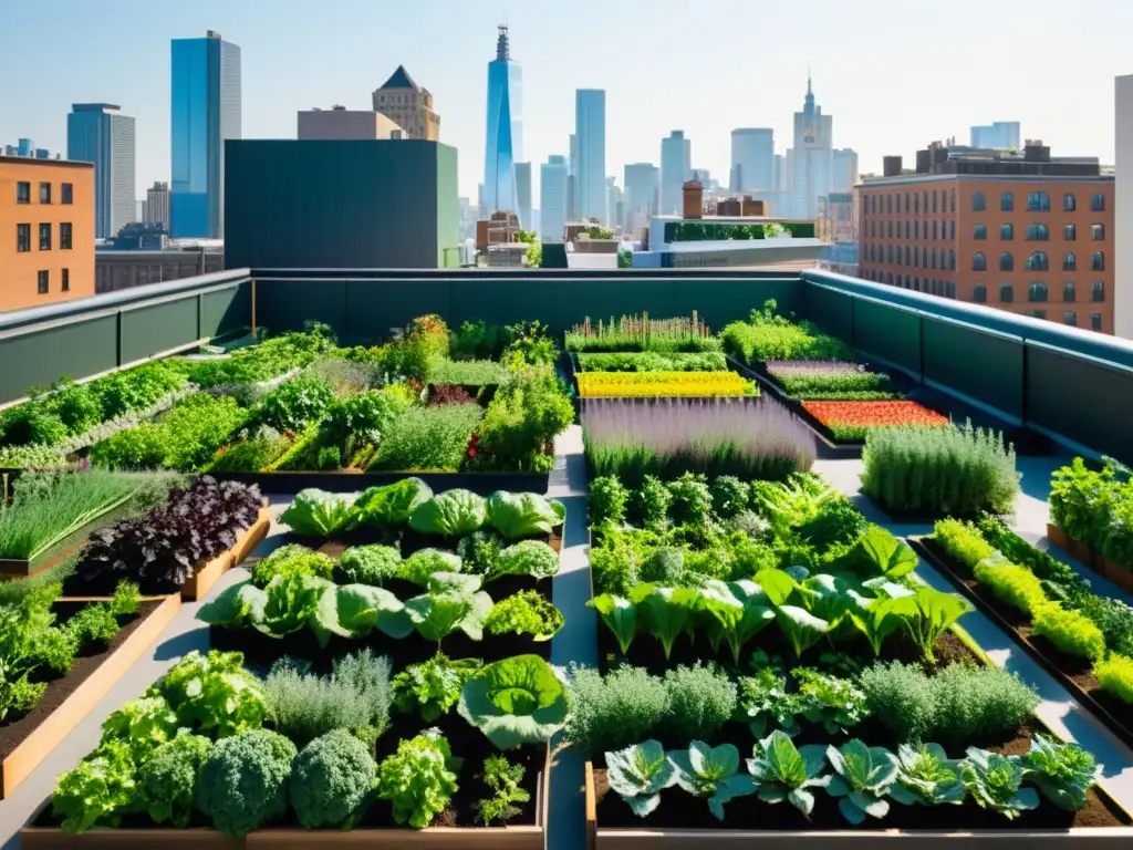 Un oasis urbano de agricultura orgánica en la azotea de la ciudad