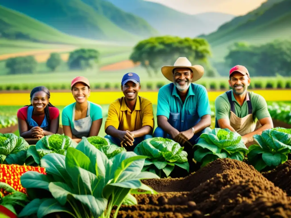 Unidos en la agricultura orgánica: diversidad y comunidad en un campo vibrante