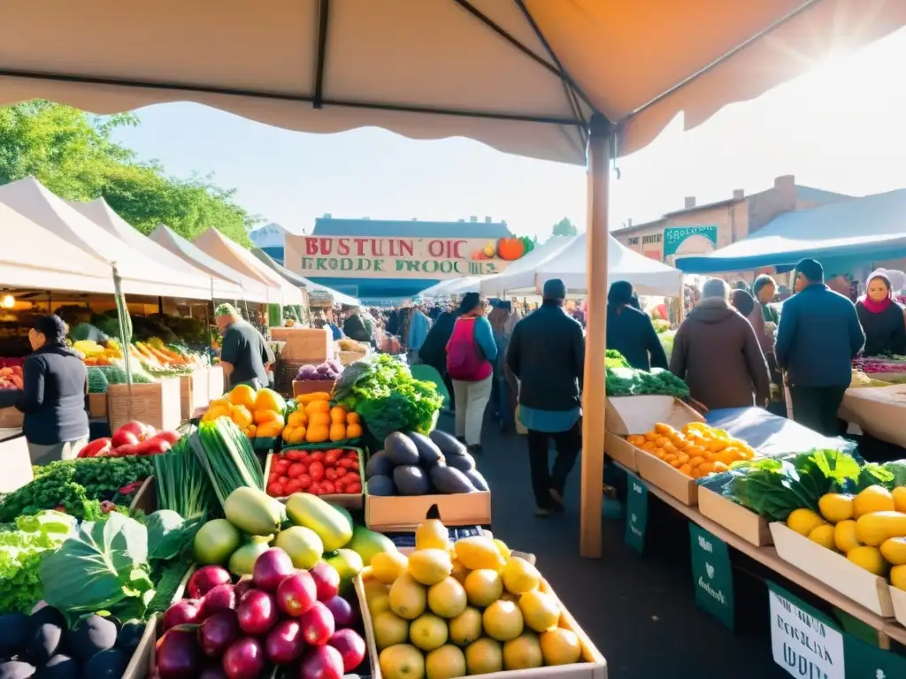 Vibrante feria orgánica conecta productores y consumidores en un ambiente comunitario y saludable