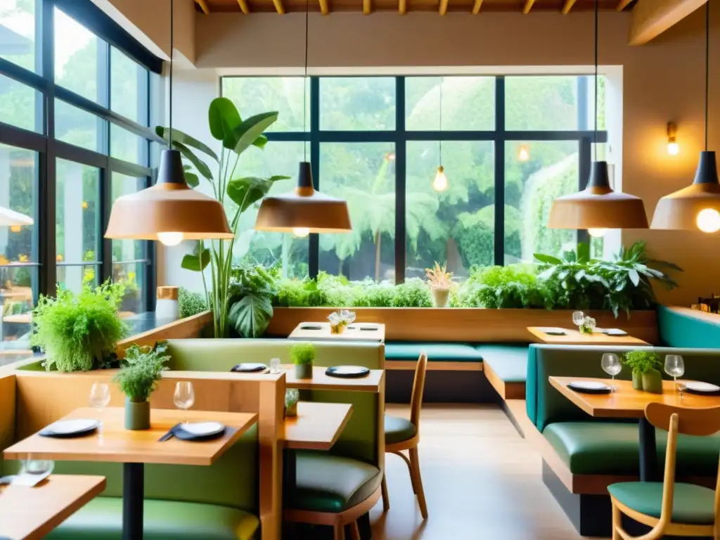 Vibrante restaurante orgánico vegetariano: comida sana, comunidad y ambiente acogedor