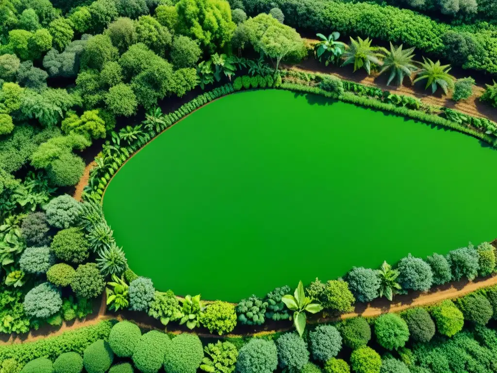 Vibrante sistema agroforestal muestra biodiversidad y equilibrio, destacando control biológico enfermedades agroforestería orgánico