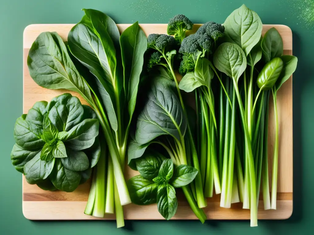 Vista detallada de snacks verdes orgánicos saludables en tabla moderna